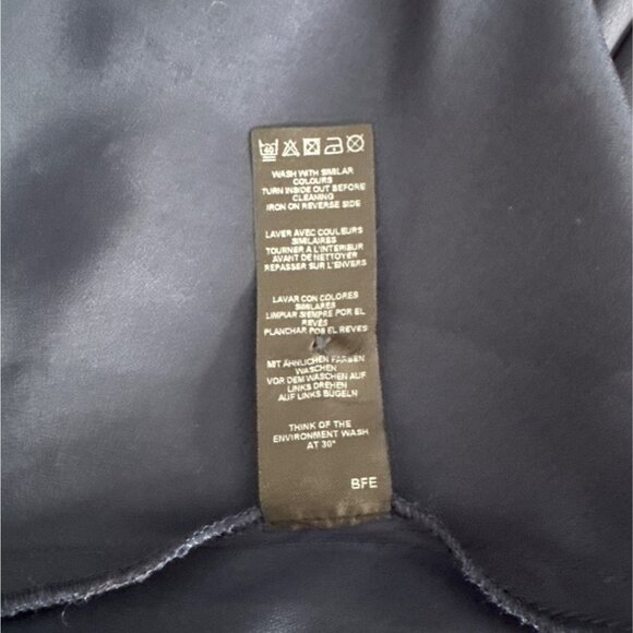 ASOS Maternity Navy Pleated Maxi Dress Size S 100% Polyester Sleeveless - Picture 5 of 5